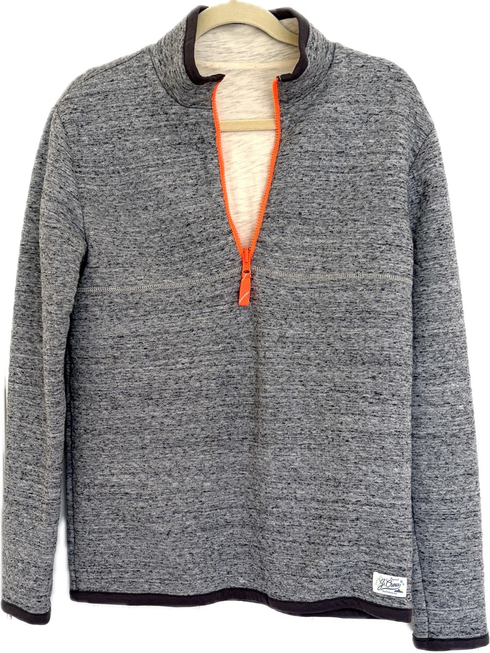 J.‎ Crew Unisex Gray Half-Zip Sweatshirt.